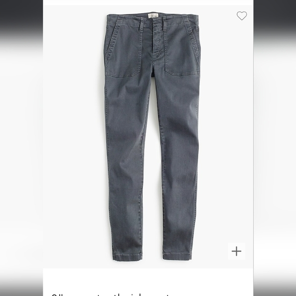 J. Crew Pants - J. Crew Gray 9" Cargo Toothpick Pants
